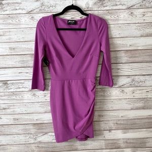 NWT Nasty Gal Purple Bodycon Dress